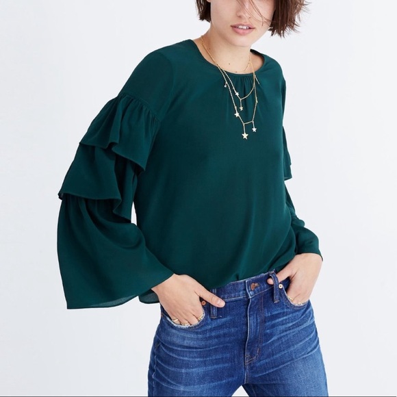 Madewell 100% Silk blouse - Picture 1 of 4